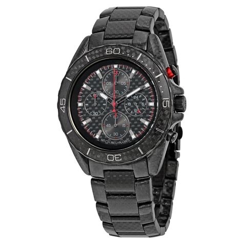 michael kors carbon fiber watch price